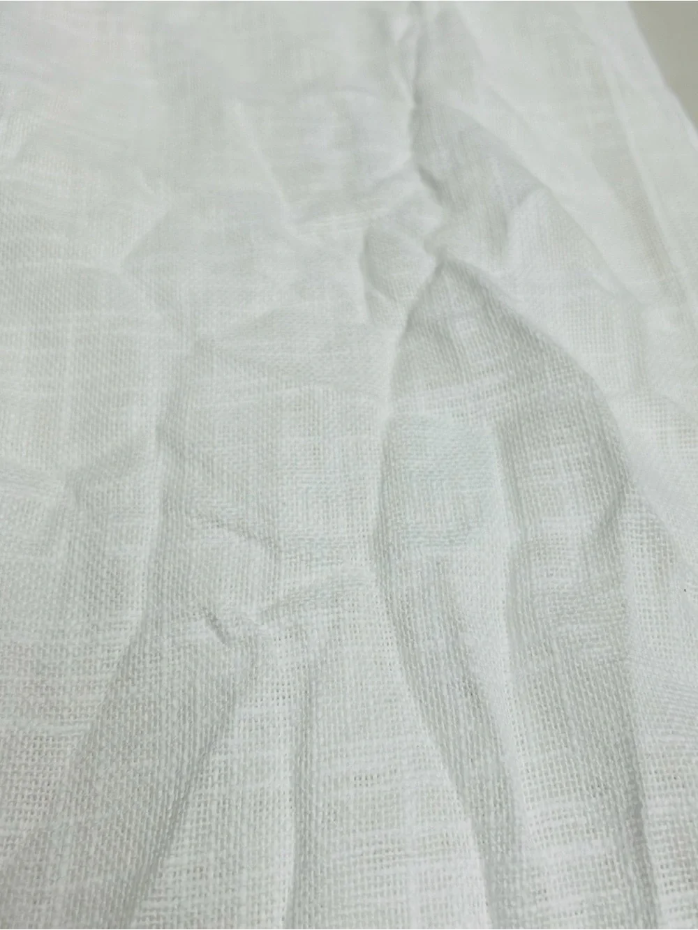 NWOT QUINCE 2 48x84 Cotton Sheer Curtains White 1112